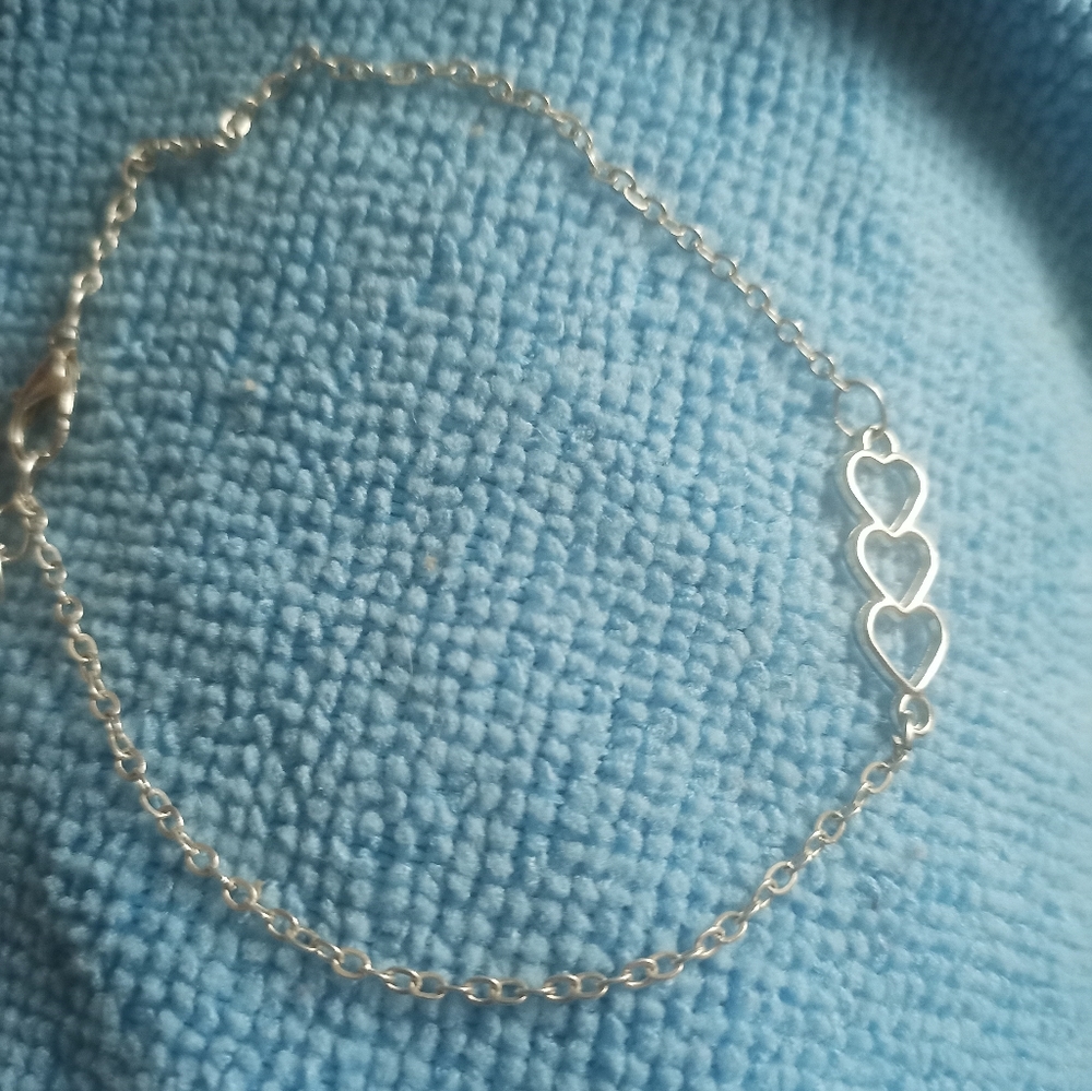 Triple heart bracelet